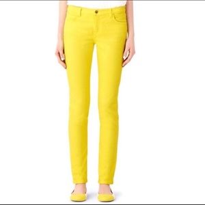 Kate Spade Saturday Yellow Skinny Jeans  NWT 26